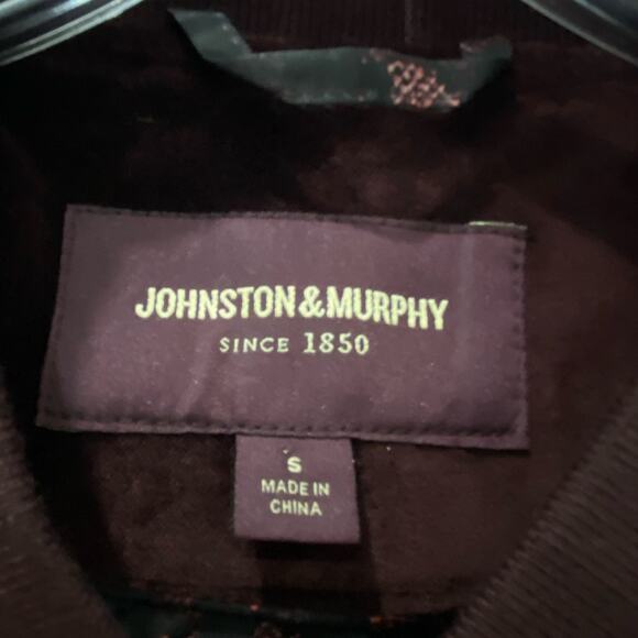 Johnston and Murphy jacket small burgundy - Picture 3 of 11